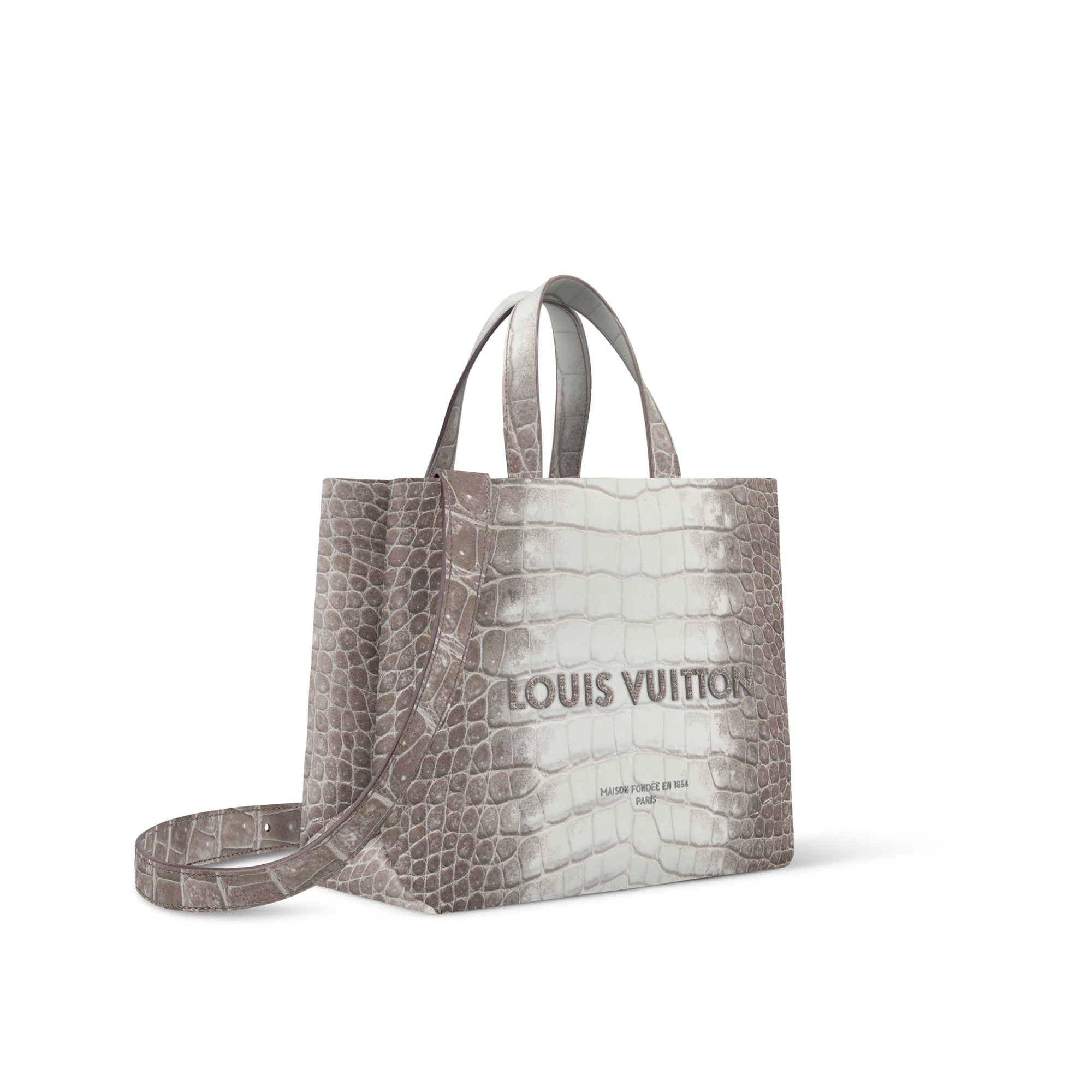 Mini Shopper Tote Crocodile Mat - Men City Bags - N89782 | LOUIS